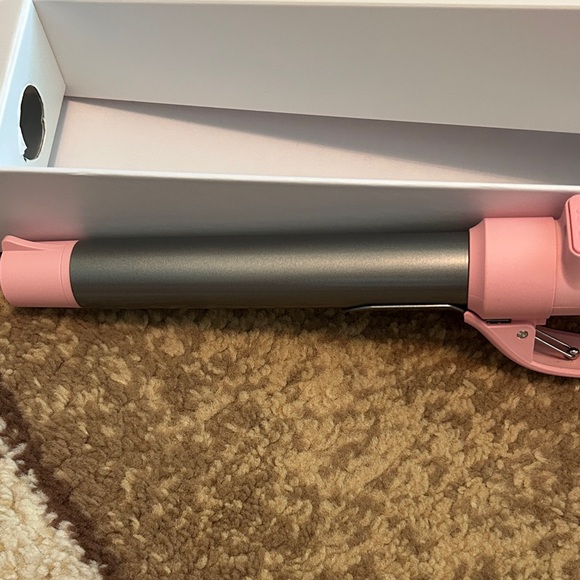 TYMO ROTA 1” Ionic Rotating Pink Curling Iron - Picture 8 of 15